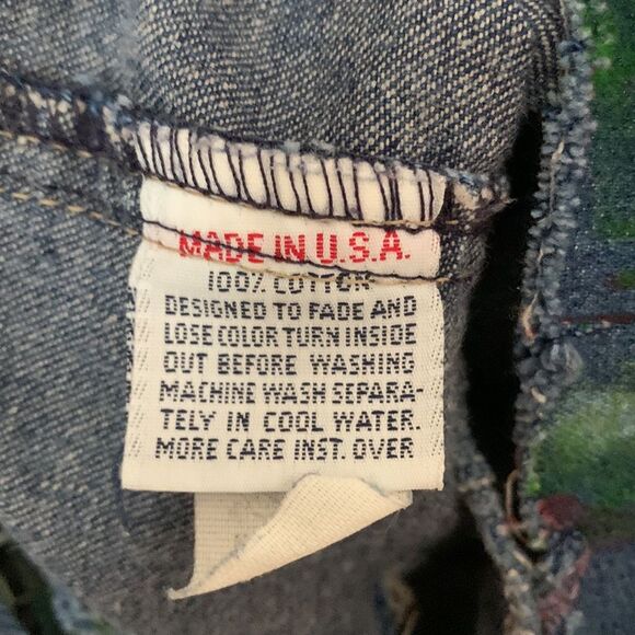 Vintage Calvin Klein denim distressed dress size medium - Picture 10 of 10